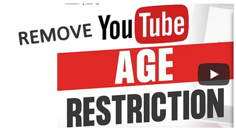 nsfw youtube age restriction|Which methods currently work for bypassing YouTubes age